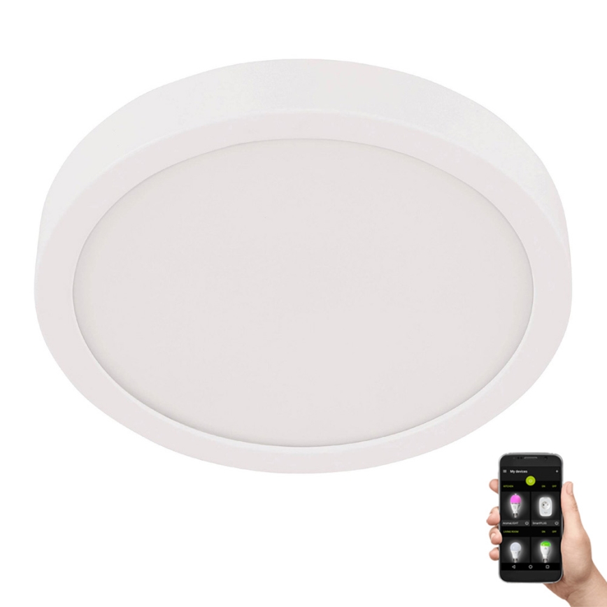 Eglo - LED kupatilsko plafonsko svetlo LED/20,5W/230V IP44 bela preč. 28,5 cm