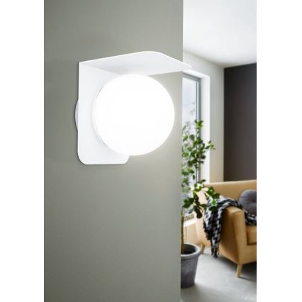 Eglo 31052 - LED RGBW prigušiva spoljašnja svetiljka CORRIENTES 1xE27/9W/230V IP44 bela