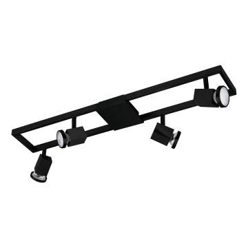 Eglo 31072 - LED spot svetiljka ZERACO 4xGU10/4,5W/230V crna