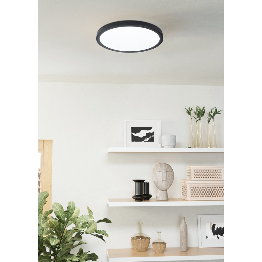 Eglo 31378 - prigušiva LED stropna lampa za kupatilo ARGOLIS-Z LED/19,5W/230V 2700-6500K IP44 crna