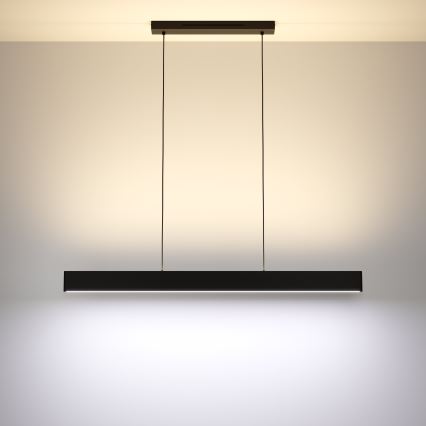 Eglo 31433 - LED RGBW luster na sajli ANDREAS-Z LED/38W/230V 2700-6500K, prigušiva, crna