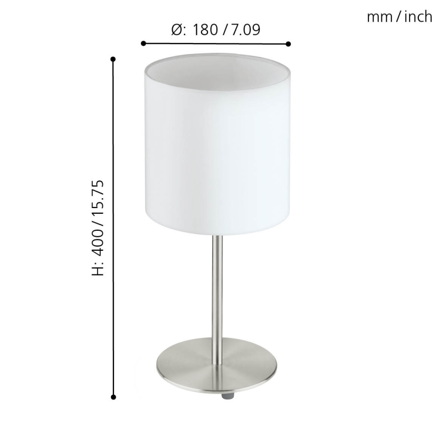 Eglo - Stona lampa 1xE27/60W/230V
