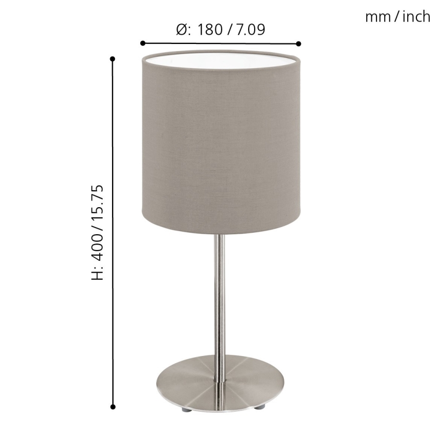 Eglo - Stona lampa 1xE27/60W/230V