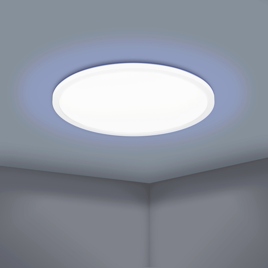 Eglo 31699 - LED RGBW prigušiva plafonska svetiljka ROVITO-Z LED/16,5W/230V 2700-6500K bela