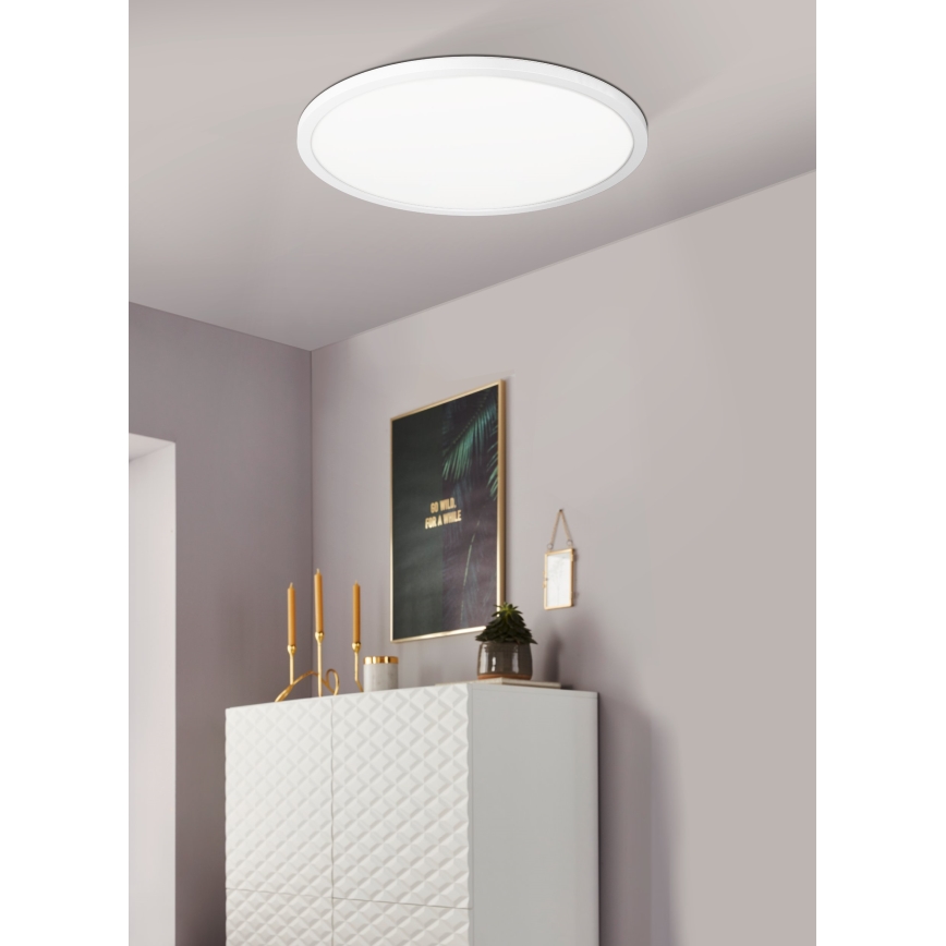 Eglo 31699 - LED RGBW prigušiva plafonska svetiljka ROVITO-Z LED/16,5W/230V 2700-6500K bela