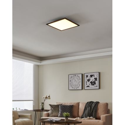 Eglo 31724 - LED prigušiva plafonska lampa SALOBRENA-Z LED/21,5W/230V 2700-6500K crna