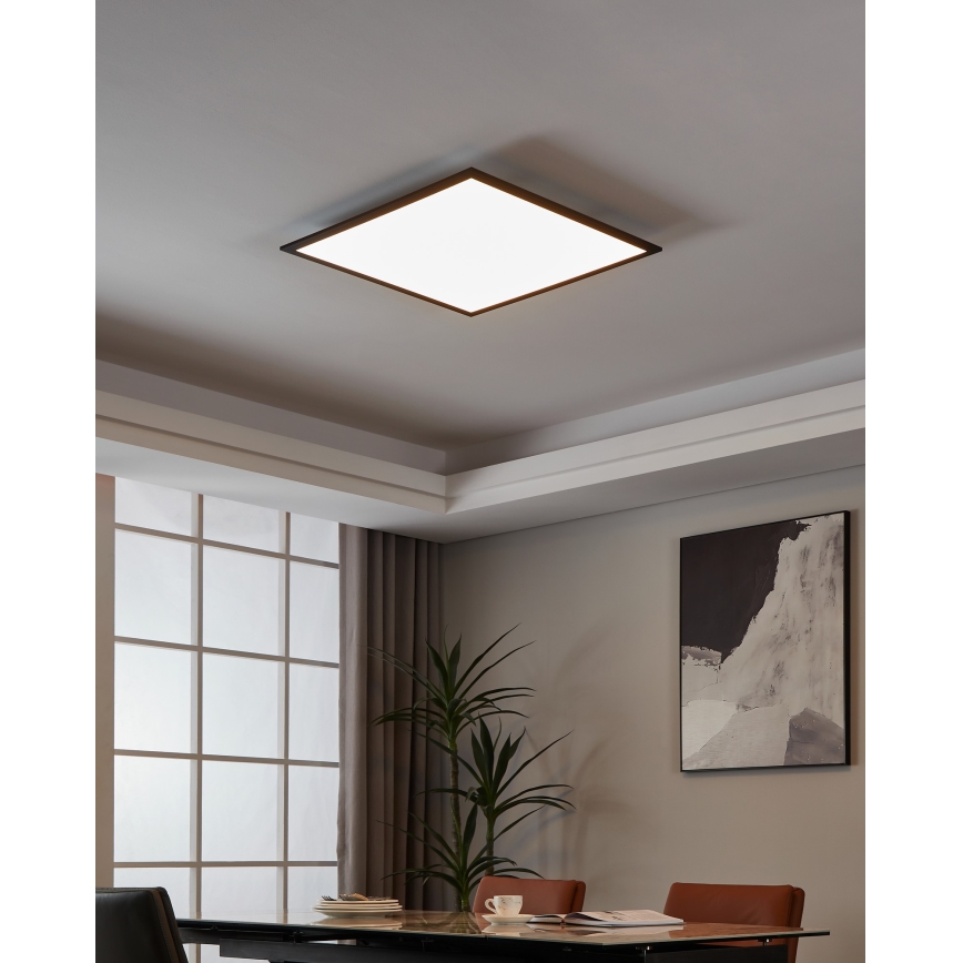 Eglo 31725 - LED prigušiva plafonska svetiljka SALOBRENA-Z LED/33W/230V 2700-6500K crna
