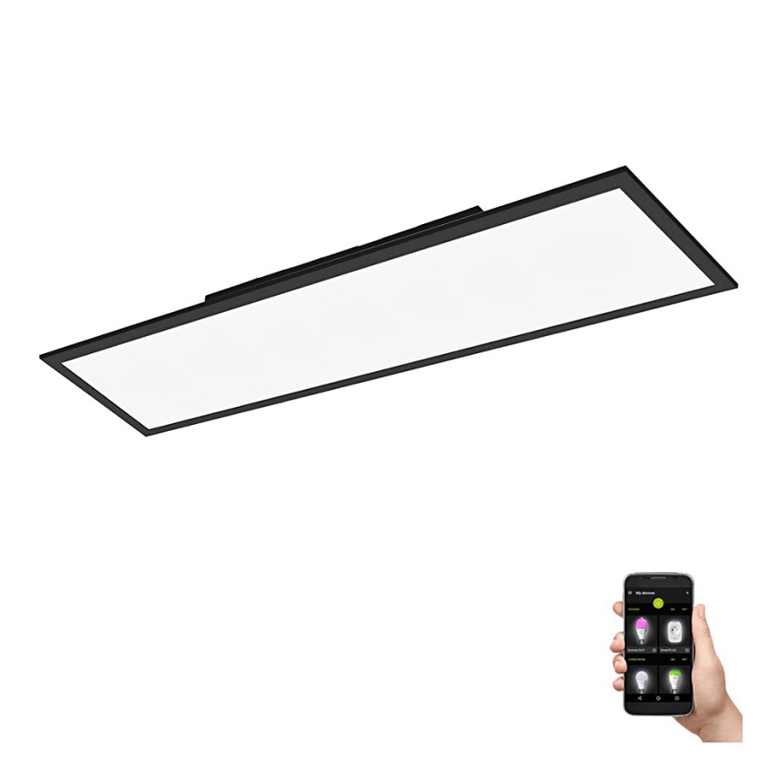 Eglo 31726 - LED prigušiva stropna svetiljka SALOBRENA-Z LED/33,5W/230V 2700-6500K crna