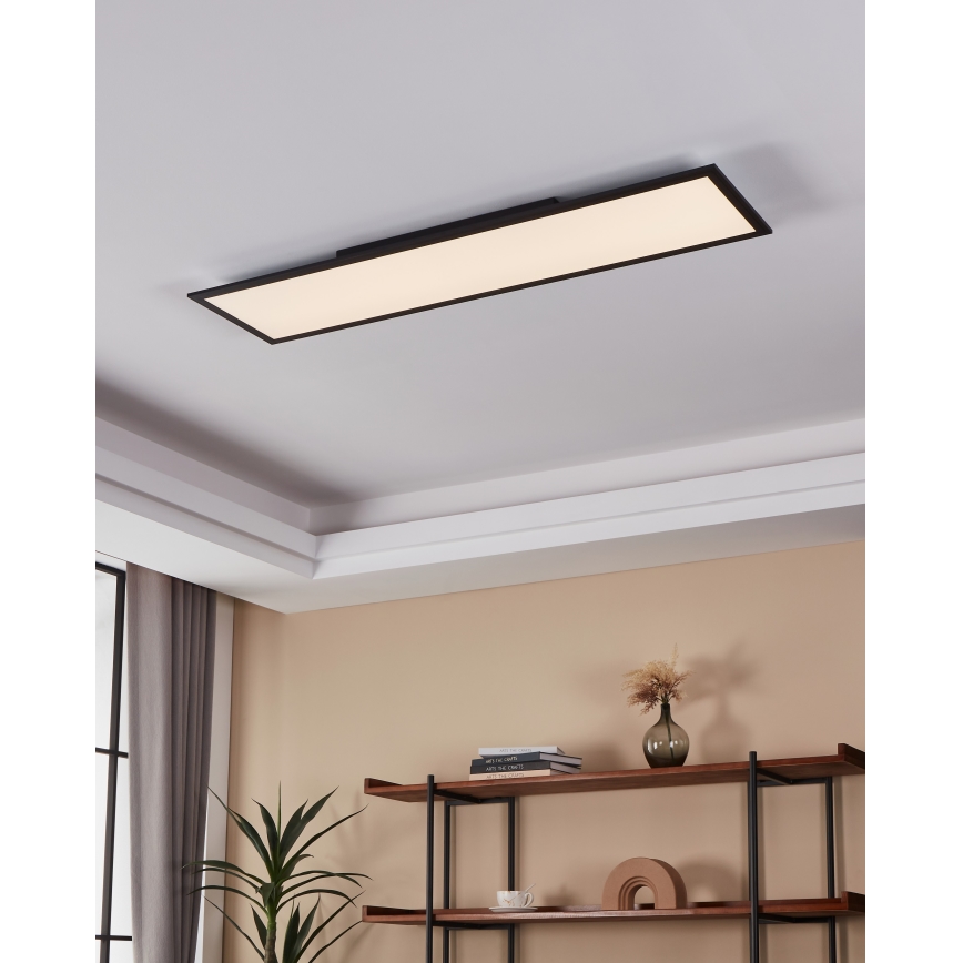 Eglo 31726 - LED prigušiva stropna svetiljka SALOBRENA-Z LED/33,5W/230V 2700-6500K crna
