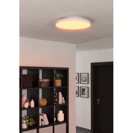 Eglo 31728 - LED RGBW Prigušiva plafonska svetiljka TURCONA-Z LED/22,4W/230V 2700-6500K bela