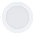 Eglo 31742 - LED prigušiva ugradna svetiljka za kupatilo FUEVA-Z LED/10,5W/230V 2700-6500K IP44 bela prečnik 16,5 cm