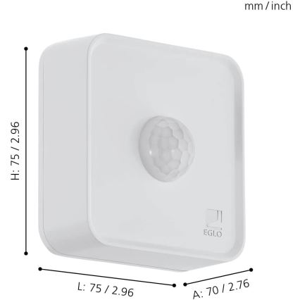Eglo 31747 - Spoljni senzor CONNECT-Z 3xAA IP44