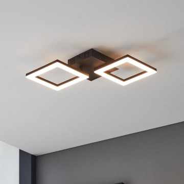 Eglo 31773 - LED prigušiva stropna svetiljka PARANDAY-Z LED/15,5W/230V 3000-6500K crna