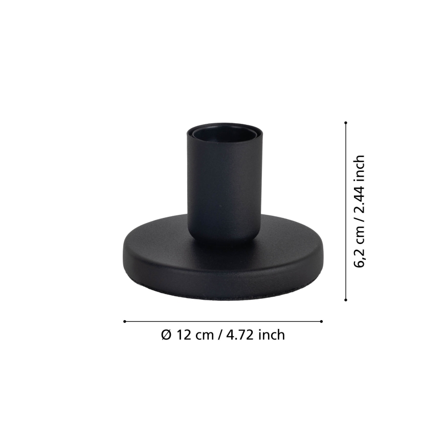 Eglo - Noga lampe 1xE27/40W/230V crna