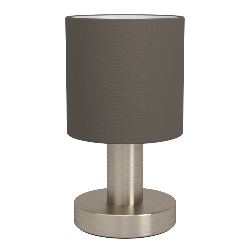 Eglo - Stona lampa 1xE14/40W/230V braon/mat hrom