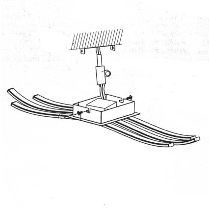 Eglo - LED plafonsko svetlo LED/26W/230V