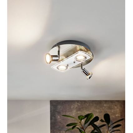 Eglo 32001 - LED stropno svetlo PAWEDO 1 4xGU10-LED/3W/230V