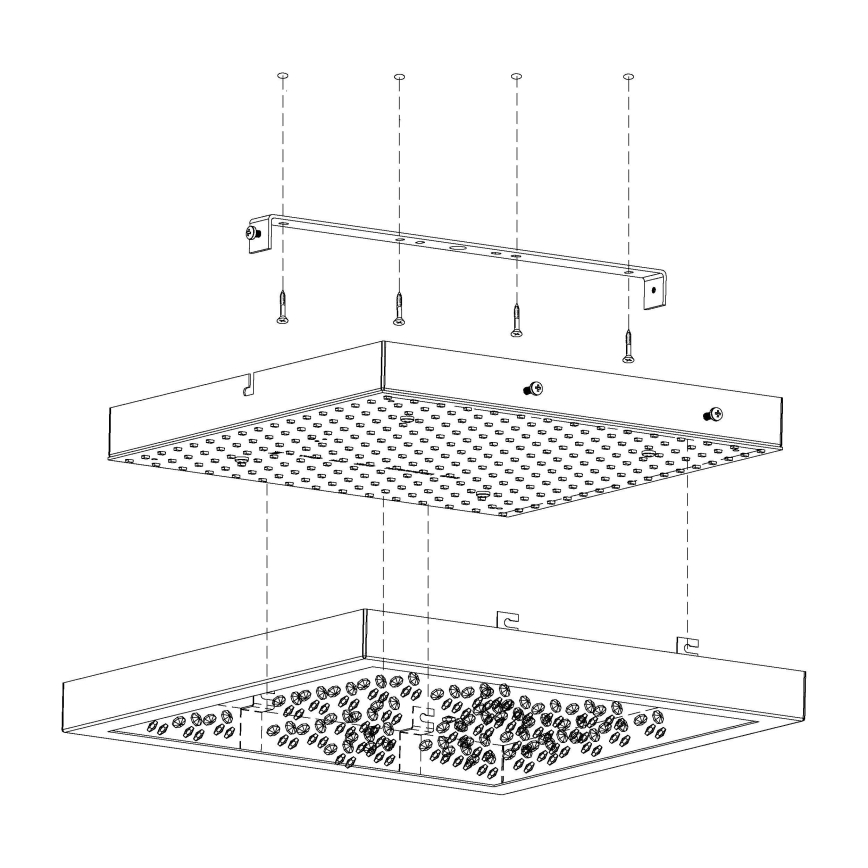 Eglo - LED plafonsko svetlo LED/16W/230V