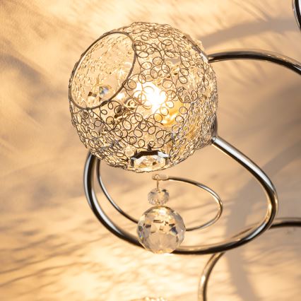 Eglo 32103 - LED plafonski luster VELAGO 5xG9/33W/230V sjajni hrom