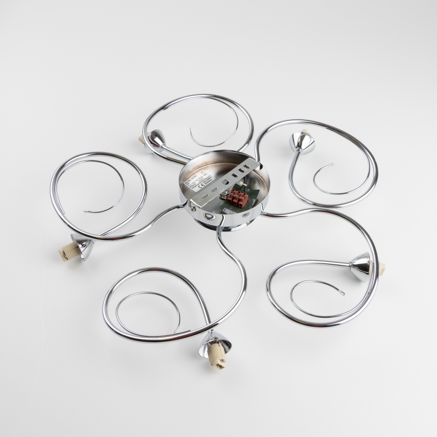 Eglo 32103 - LED plafonski luster VELAGO 5xG9/33W/230V sjajni hrom