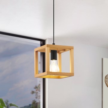 Eglo 32145 - Luster na sajli BLACKCROWN 1xE27/40W/230V