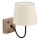 Eglo 32248 - Zidna lampa 1xE14/40W/230V braon/bež