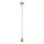 Eglo 32543 - Luster na sajli YORTH 1xE27/60W/230V hrast