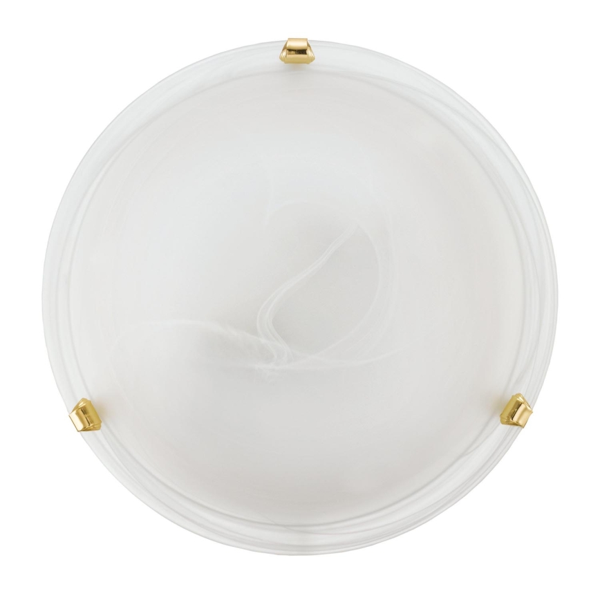 Eglo 32601 - LED plafonsko svetlo SALOME LED/11W/230V prečnik 30 cm zlatno/alabastersko staklo