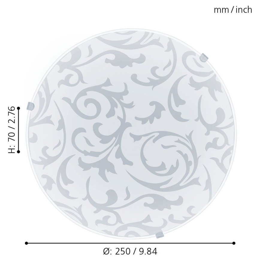 Eglo 32606 - LED plafonjera MARS LED/11W/230V prečnik 25 cm