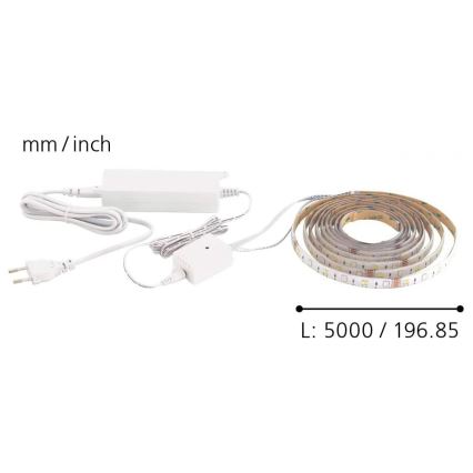 Eglo - LED RGB CCT traka 5m STRIPE-C LED/16W/230V