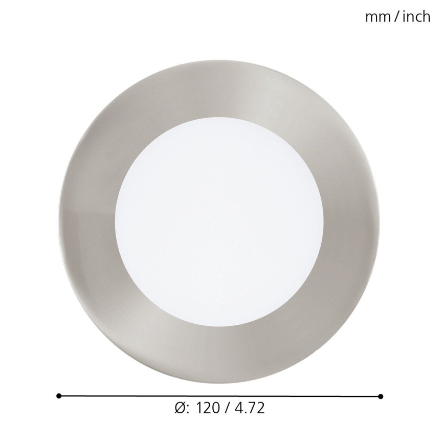 Eglo - LED RGB prigušiva ugradna plafonska svetiljka FUEVA-C LED/5,4W/230V prečnik 12 cm