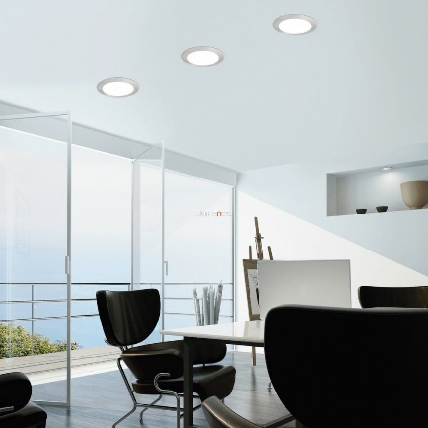 Eglo - LED RGB prigušiva ugradna plafonska svetiljka FUEVA-C LED/10,5W/230V prečnik 17 cm