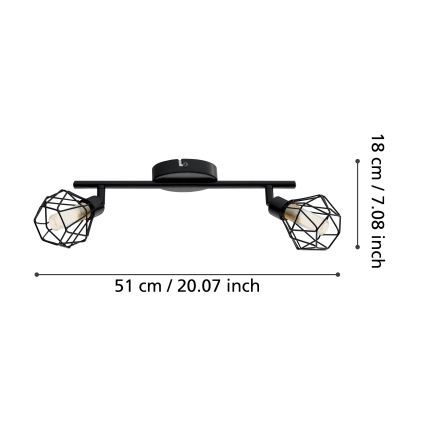Eglo - LED spot svetlo 2xG9/3W/230V