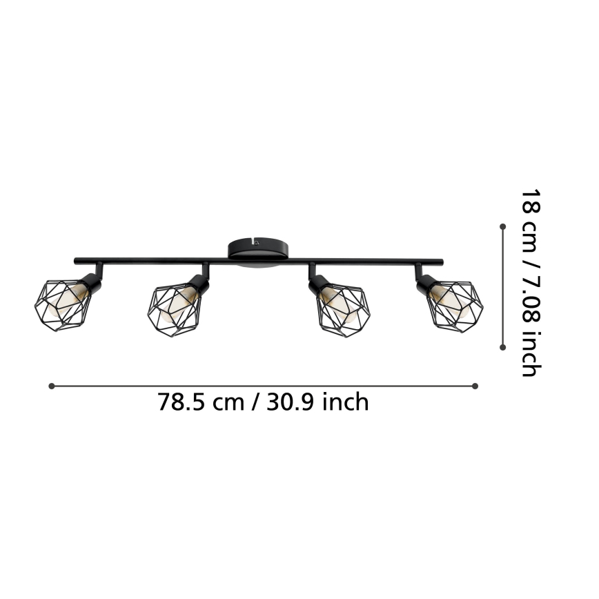 Eglo - LED spot svetiljka 4xG9/3W/230V