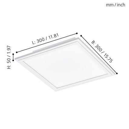Eglo - LED plafonsko svetlo LED/16W/230V