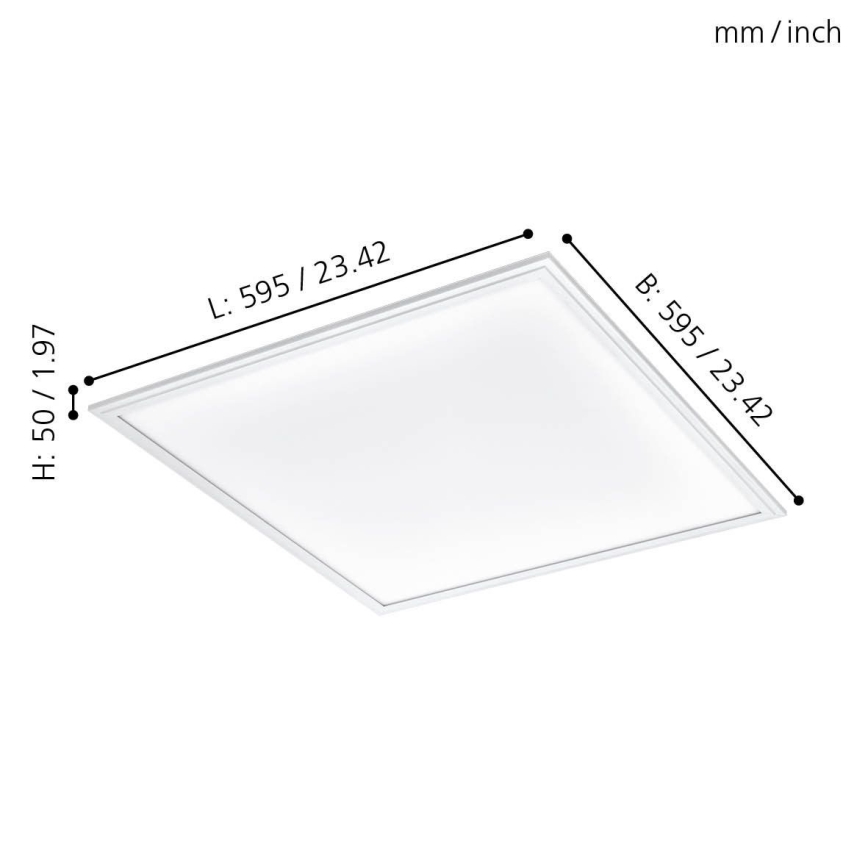 Eglo - LED plafonsko svetlo LED/40W/230V