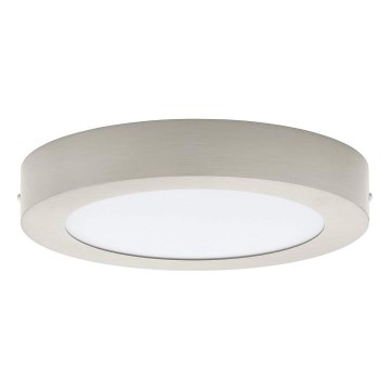 Eglo 32817 - LED prigušiva stropna svetiljka FUEVA LED/21W/230V 3000-6500K prečnik 30 cm mat hrom + daljinski upravljač