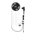 Eglo 32859 - LED RGB prigušiva traka 5m COB STRIPE LED/12W/230V 4000K IP44 + daljinski upravljač
