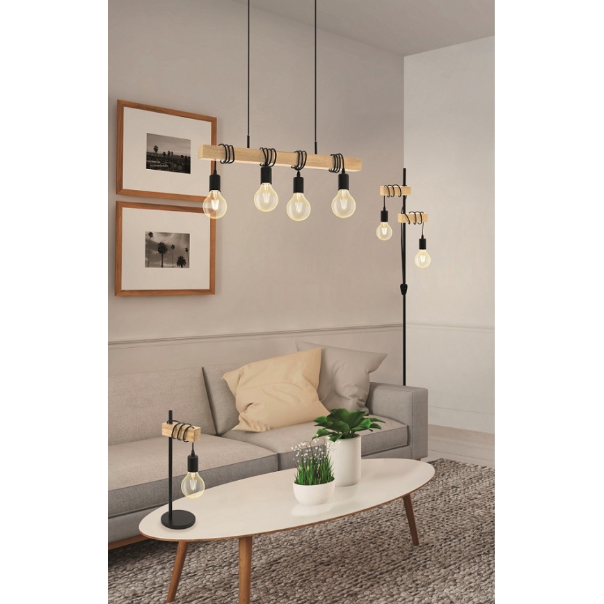 Eglo - Stojeća lampa TOWNSHEND 2xE27/10W/230V