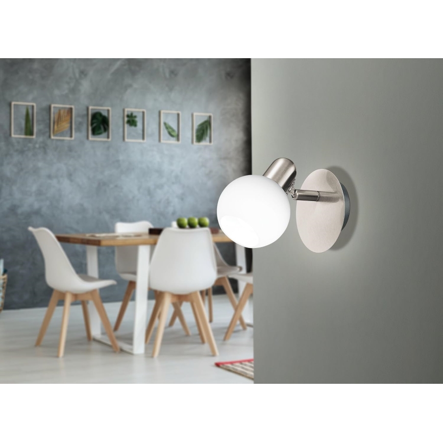 Eglo 32925 - LED prigušiva zidna reflektorska lampa COMBA 1xE14/6W/230V mat hrom