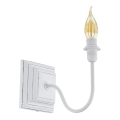 Eglo 33001 - Zidna lampa 1xE14/40W/230V bela