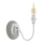 Eglo 33005 - Zidna lampa 1xE14/40W/230V bela/siva