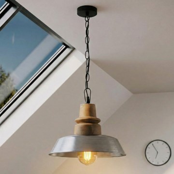 Eglo 33024 - Luster na lancu RIDDLECOMBE 1xE27/60W/230V