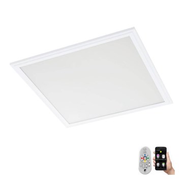 Eglo 33205 - LED RGBW prigušiva svetiljka SALOBRENA-C LED/21W/230V 2700-6500K + daljinski upravljač