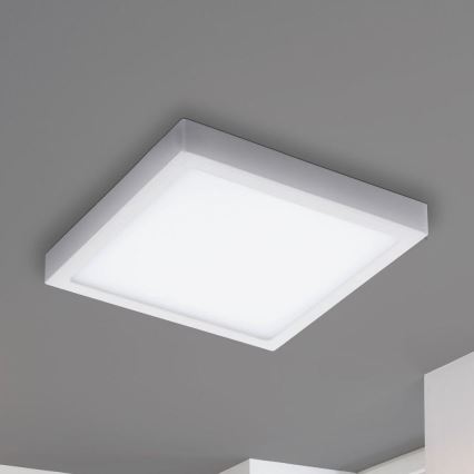 Eglo 33209 - LED RGBW prigušiva plafonska svetiljka FUEVA-C LED/21W/230V 2700-6500K 30x30 cm bela