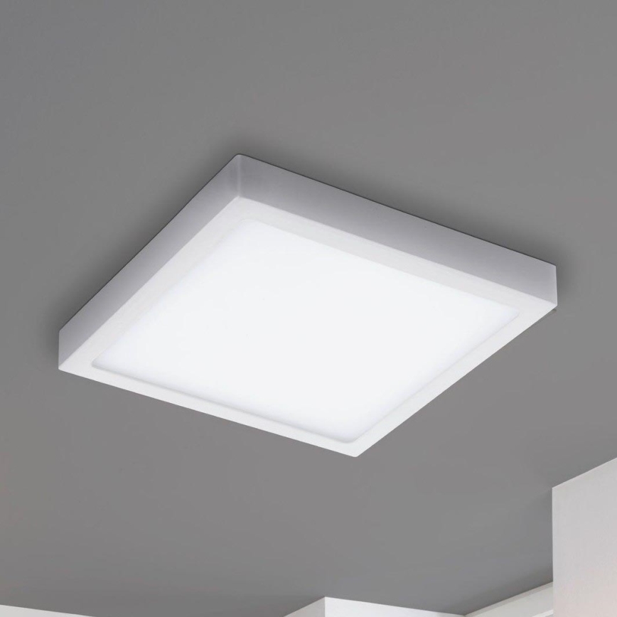 Eglo 33209 - LED RGBW prigušiva plafonska svetiljka FUEVA-C LED/21W/230V 2700-6500K 30x30 cm bela