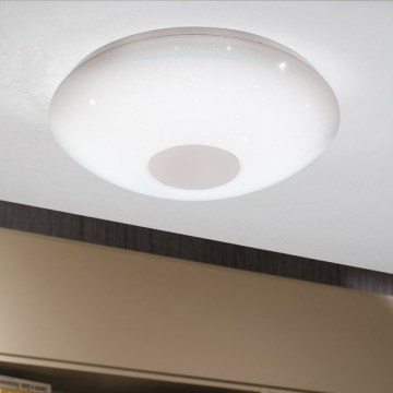 Eglo 33218 - LED RGBW prigušiva plafonska svetiljka VOLTAGO-C LED/17W/230V 2700-6500K prečnik 38 cm