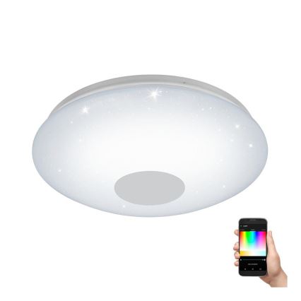 Eglo 33218 - LED RGBW prigušiva plafonska svetiljka VOLTAGO-C LED/17W/230V 2700-6500K prečnik 38 cm