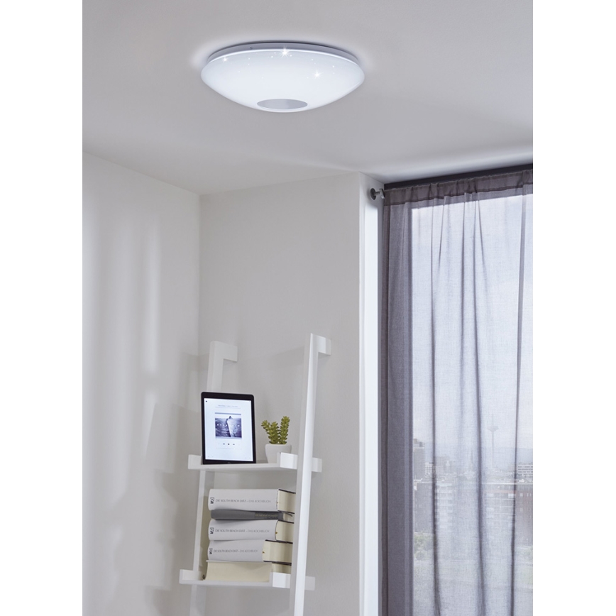 Eglo 33218 - LED RGBW prigušiva plafonska svetiljka VOLTAGO-C LED/17W/230V 2700-6500K prečnik 38 cm