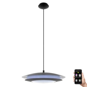 Eglo 33226 - LED RGBW prigušiva viseći luster na sajli MONEVA-C LED/27W/230V